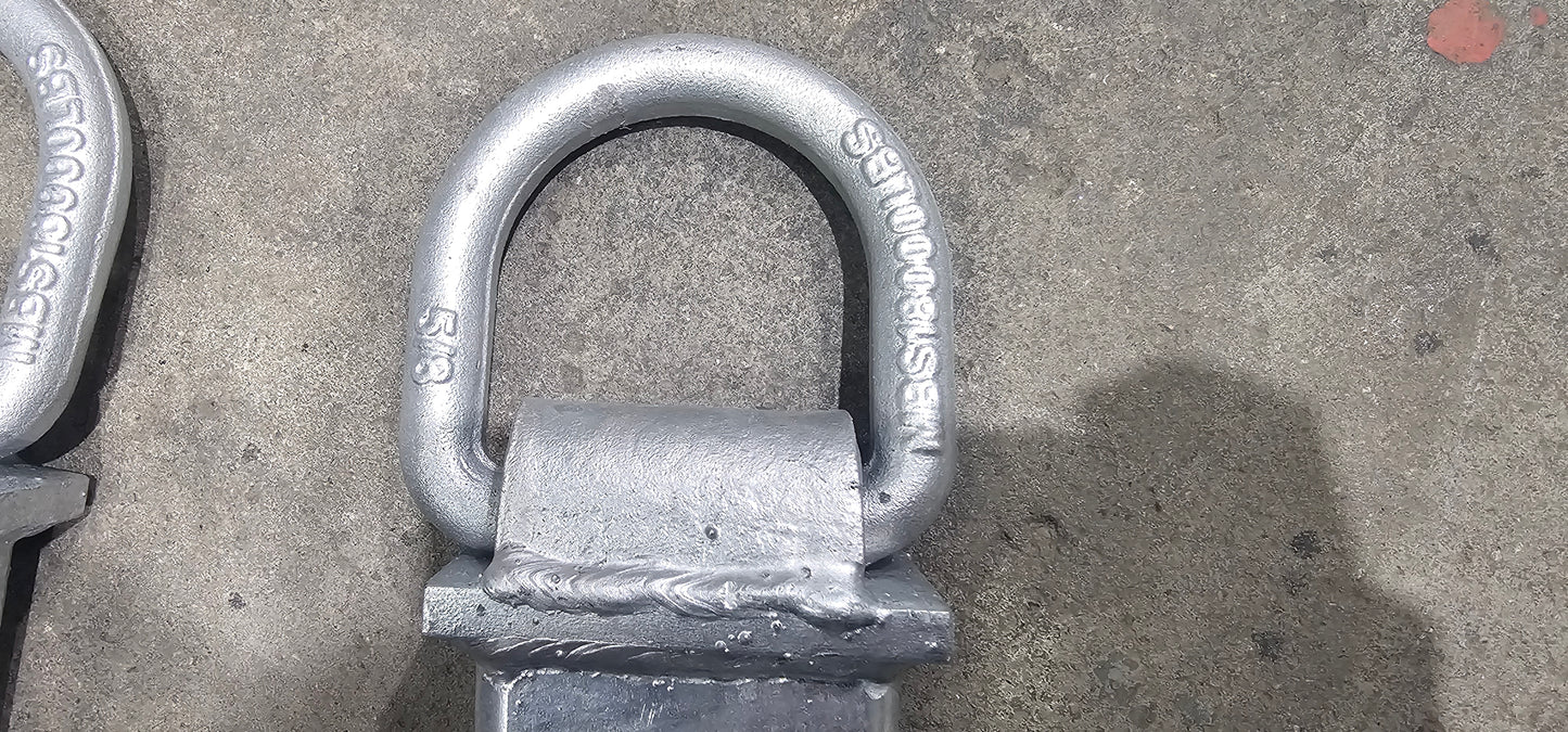 ANNEAU "D" 5/8 AMOVIBLE ,AVEC PIN/ CLIP (D-Ring stake pocket)