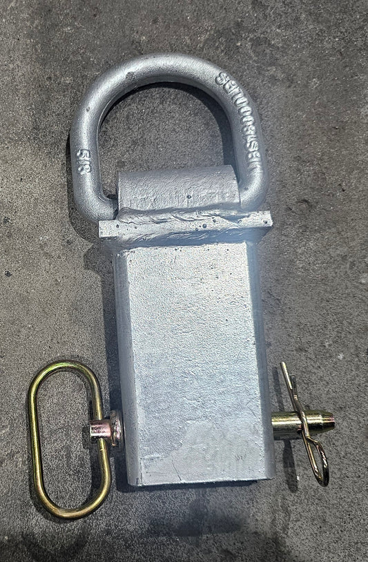 ANNEAU "D" 5/8 AMOVIBLE ,AVEC PIN/ CLIP (D-Ring stake pocket)