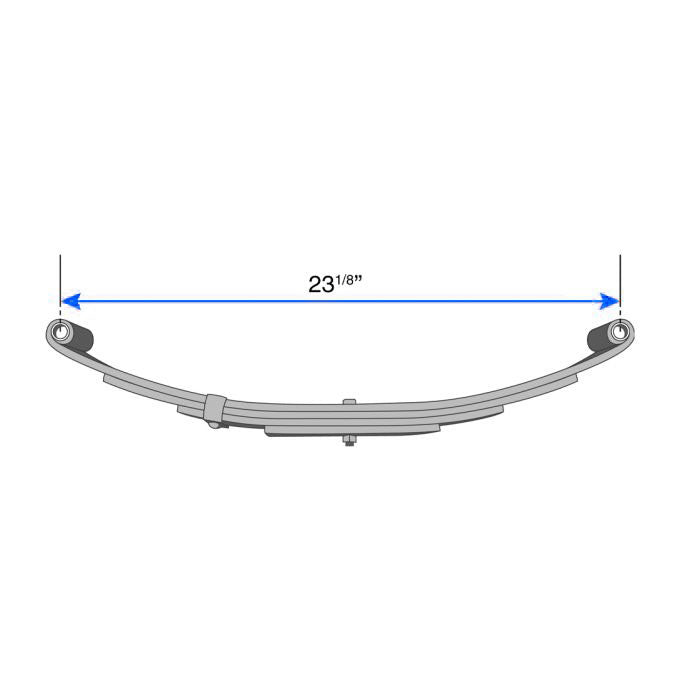 Ensemble de 2 essieux 3500Lbs droit complet avec kit d'installation