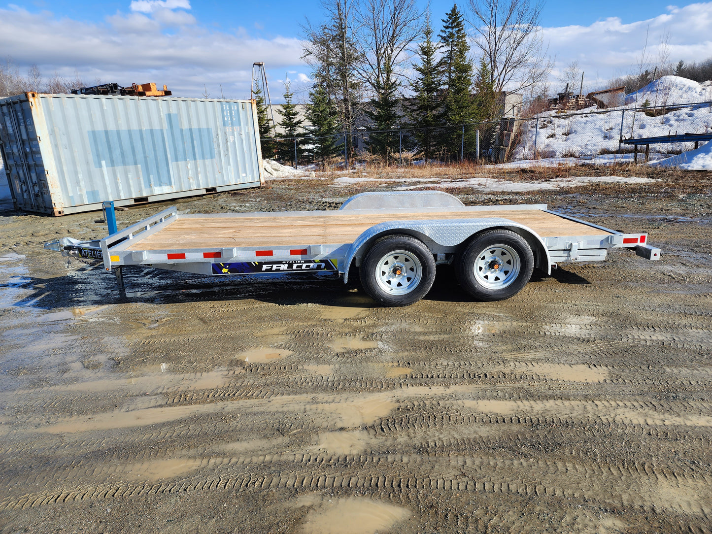 FCH - Car Hauler Galvanisé 80"x16'