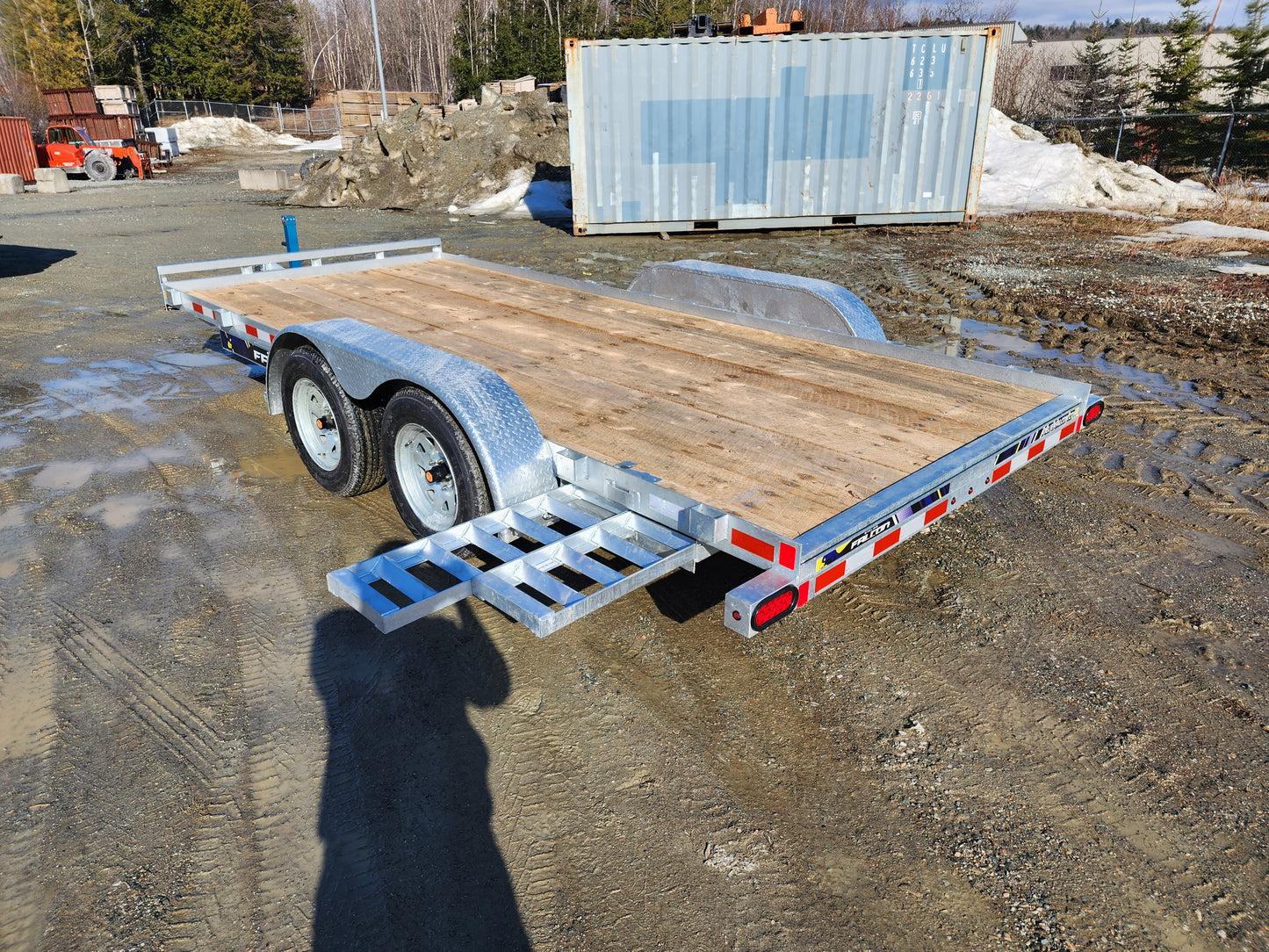 FCH - Car Hauler Galvanisé 80"x16'