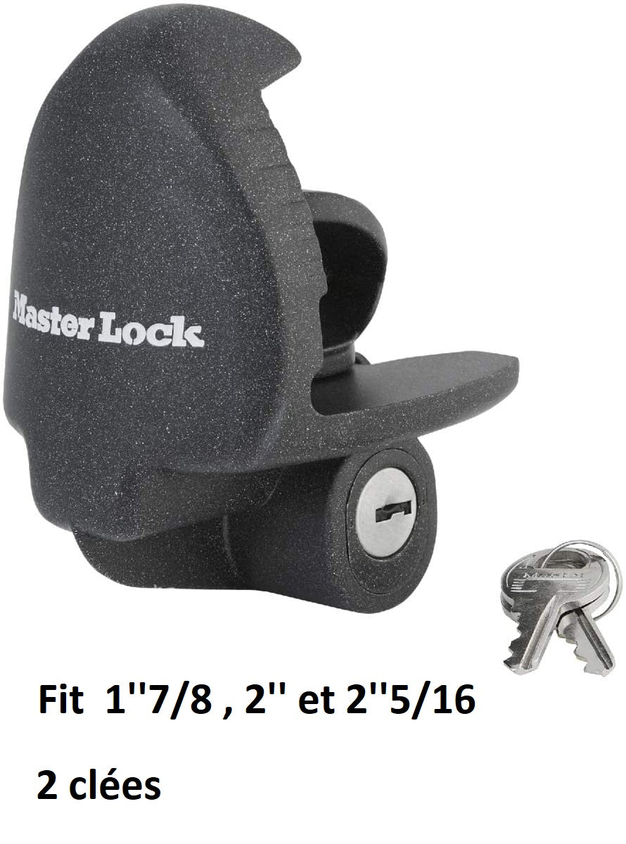 BARRURE POUR COUPLEUR 1 7/8'' A 2 5/16'' NOIR MASTER LOCK