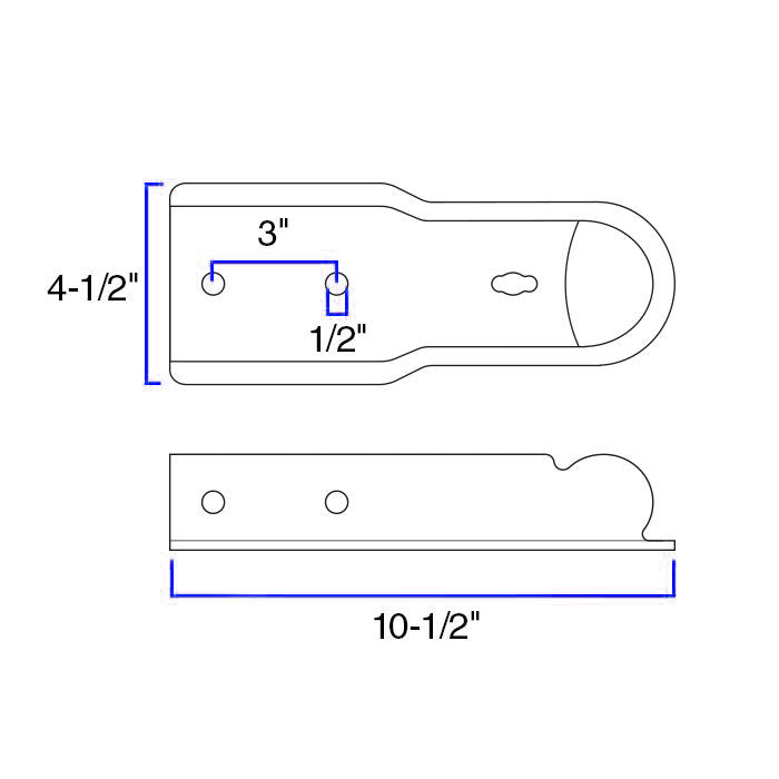 COUPLEUR 2" X 3" 3,5K AVEC GOUPILLE